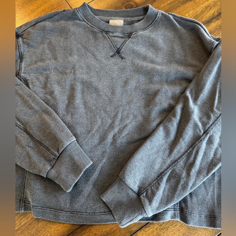 Zella small washed black sweater